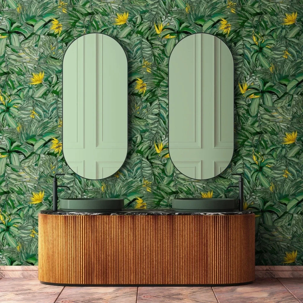 Transform Your Space with Tropical Forest Luxury Wallpaper