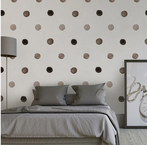 Dots and Circle Wallpaper and Fabrics