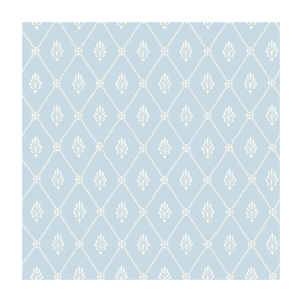 Samples and Purchasing available for Alma - Blue  By Cole & Son | Cole & Son Archive Anthology |Diamond Geometric Wallcovering Print at Designer Wallcoverings and Fabrics