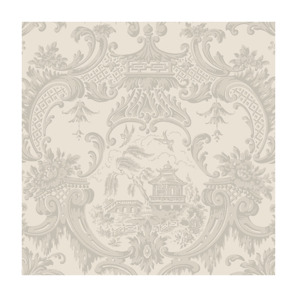 Samples and Purchasing available for Chippendale China - Linen  By Cole & Son | Cole & Son Archive Anthology |Chinoiserie Global Wallcovering Print at Designer Wallcoverings and Fabrics