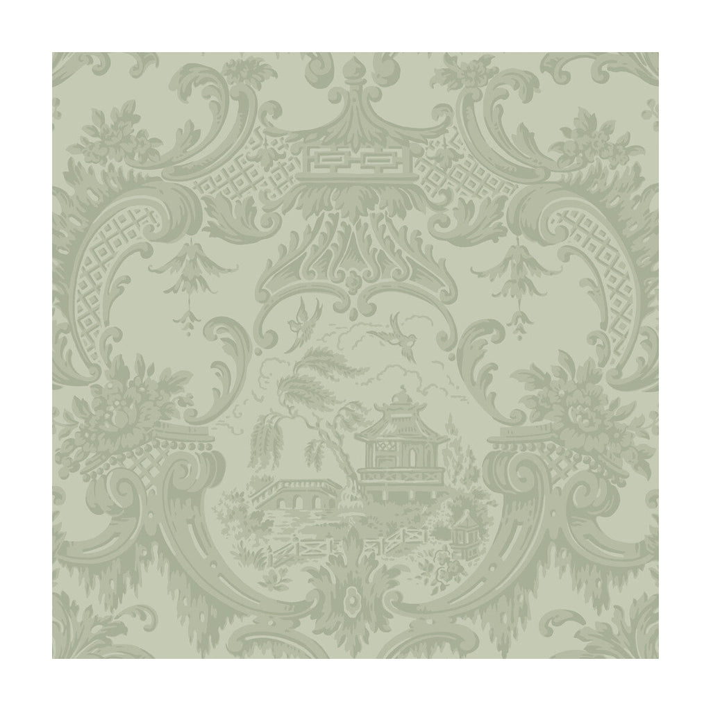 Samples and Purchasing available for Chippendale China - Olive  By Cole & Son | Cole & Son Archive Anthology |Chinoiserie Global Wallcovering Print at Designer Wallcoverings and Fabrics