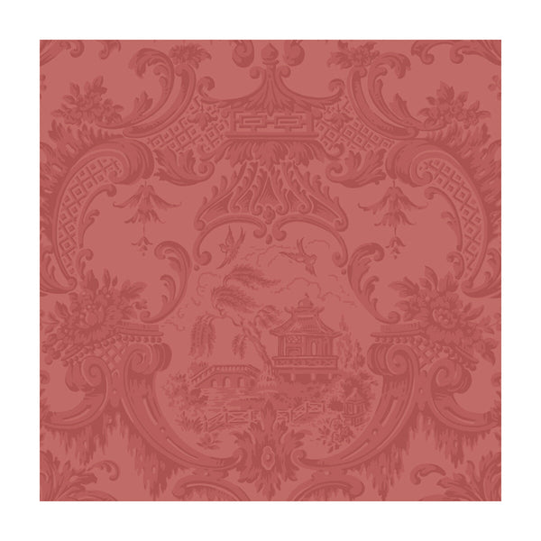 Samples and Purchasing available for Chippendale China - Red  By Cole & Son | Cole & Son Archive Anthology |Chinoiserie Global Wallcovering Print at Designer Wallcoverings and Fabrics