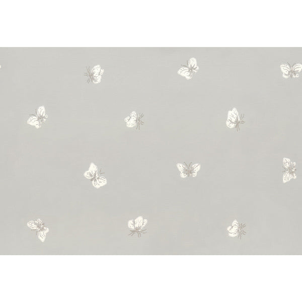 Samples and Purchasing available for Peaseblossom - Grey  By Cole & Son | Cole & Son Whimsical | Animal/Insects Wallcovering Print at Designer Wallcoverings and Fabrics