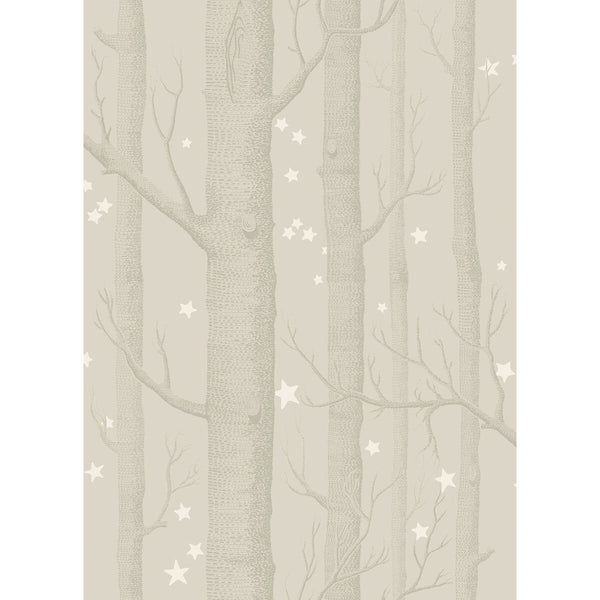 Samples and Purchasing available for Woods & Stars - Grey  By Cole & Son | Cole & Son Whimsical | Novelty Wallcovering Print at Designer Wallcoverings and Fabrics