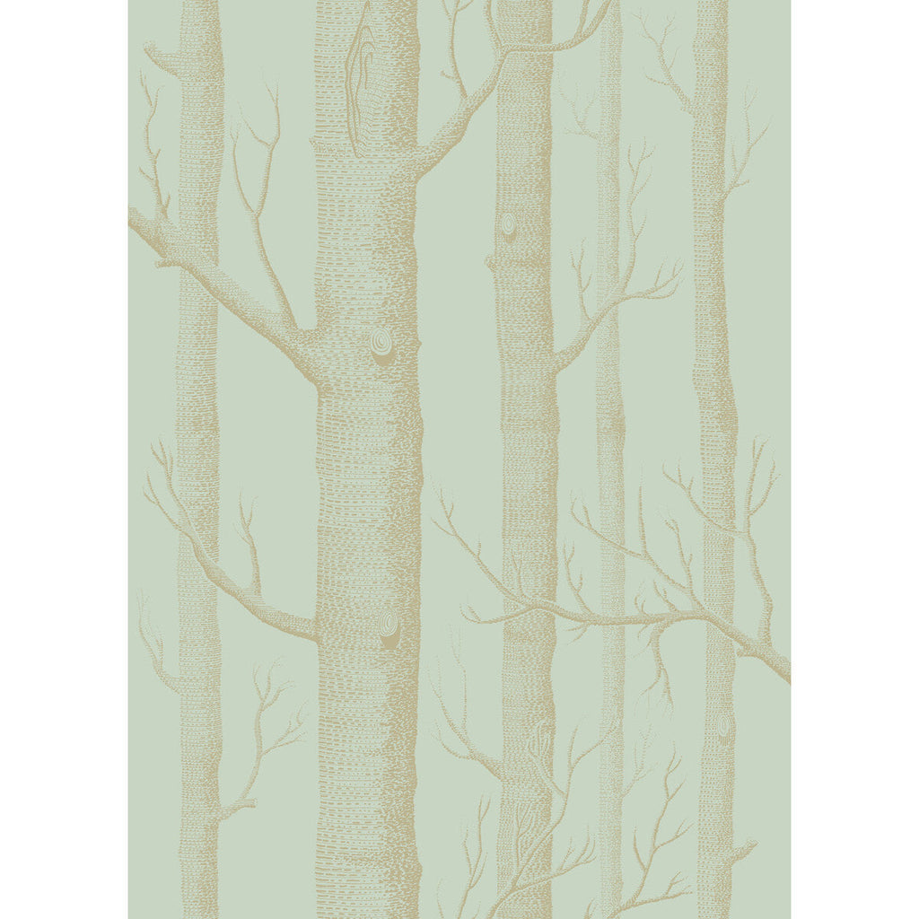 Samples and Purchasing available for Woods - Green/Gold  By Cole & Son | Cole & Son Whimsical | Novelty Wallcovering Print at Designer Wallcoverings and Fabrics