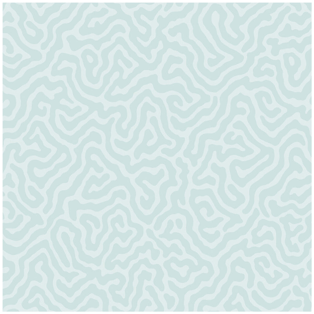 Samples and Purchasing available for Coral - Print Room Blue Turquoise By Cole & Son | Cole & Son Landscape Plains |  Wallcovering Print at Designer Wallcoverings and Fabrics