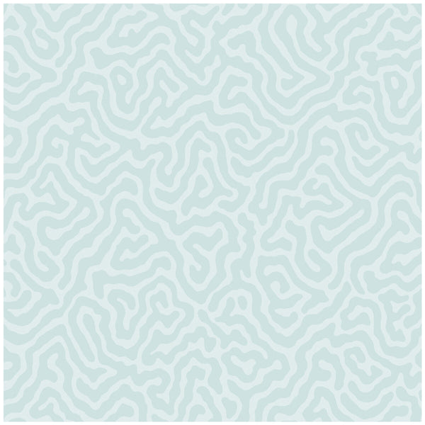 Samples and Purchasing available for Coral - Print Room Blue Turquoise By Cole & Son | Cole & Son Landscape Plains |  Wallcovering Print at Designer Wallcoverings and Fabrics