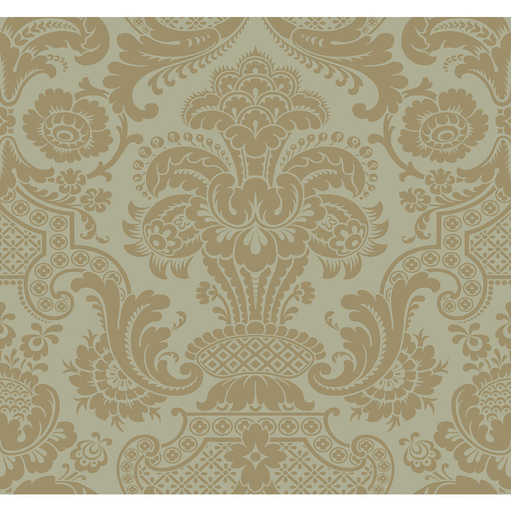 Samples and Purchasing available for Carmen Cs - Khaki Khaki By Cole & Son | Cole & Son Mariinsky Damask |  Wallcovering Print at Designer Wallcoverings and Fabrics