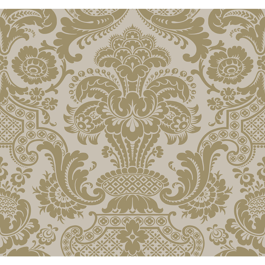 Samples and Purchasing available for Carmen Cs - Linen Beige By Cole & Son | Cole & Son Mariinsky Damask |  Wallcovering Print at Designer Wallcoverings and Fabrics