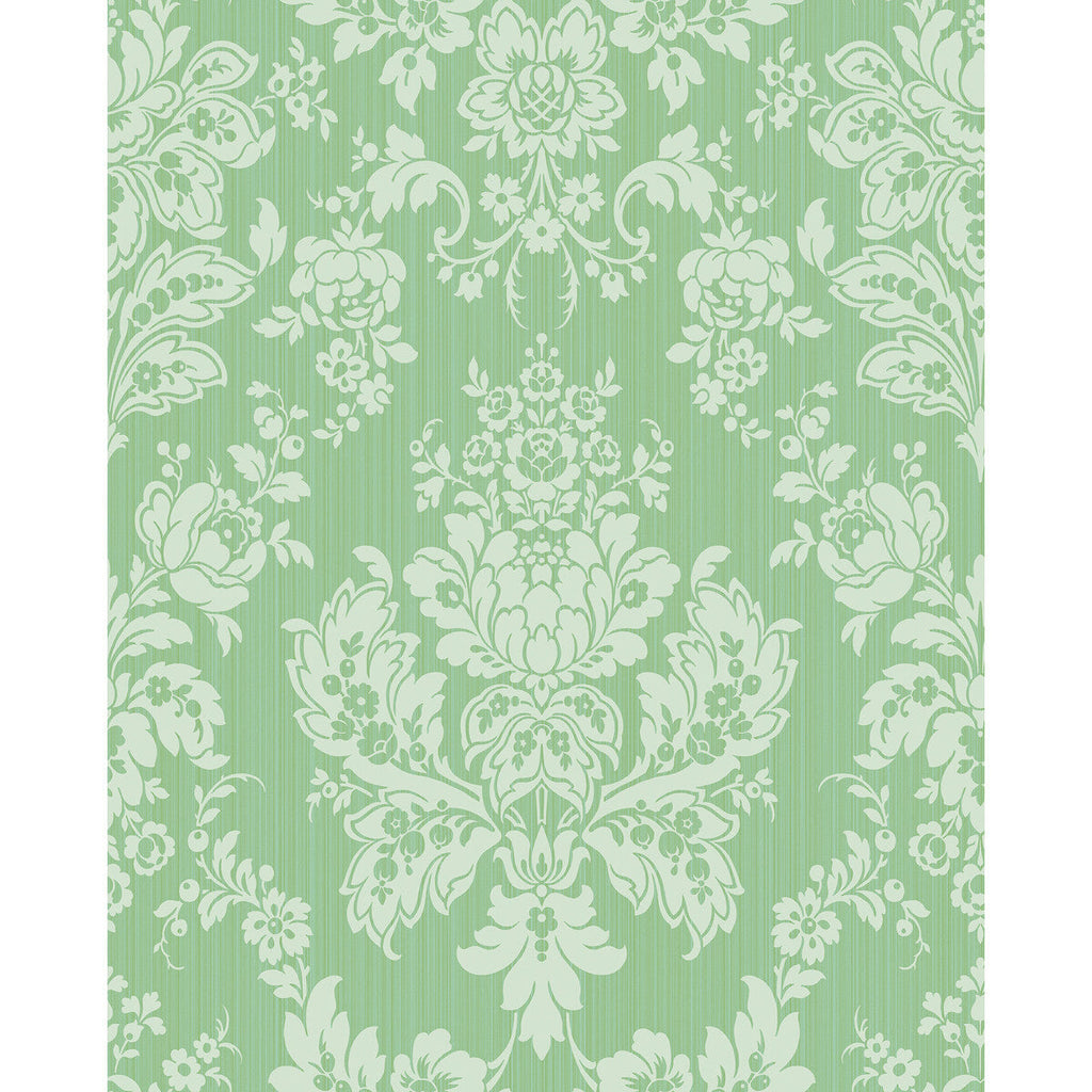 Samples and Purchasing available for Giselle - Leaf Green Mint By Cole & Son | Cole & Son Mariinsky Damask |  Wallcovering Print at Designer Wallcoverings and Fabrics