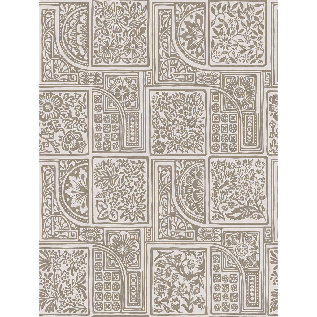 Samples and Purchasing available for Bellini - Stone & Gilver Taupe By Cole & Son | Cole & Son Mariinsky Damask |  Wallcovering Print at Designer Wallcoverings and Fabrics