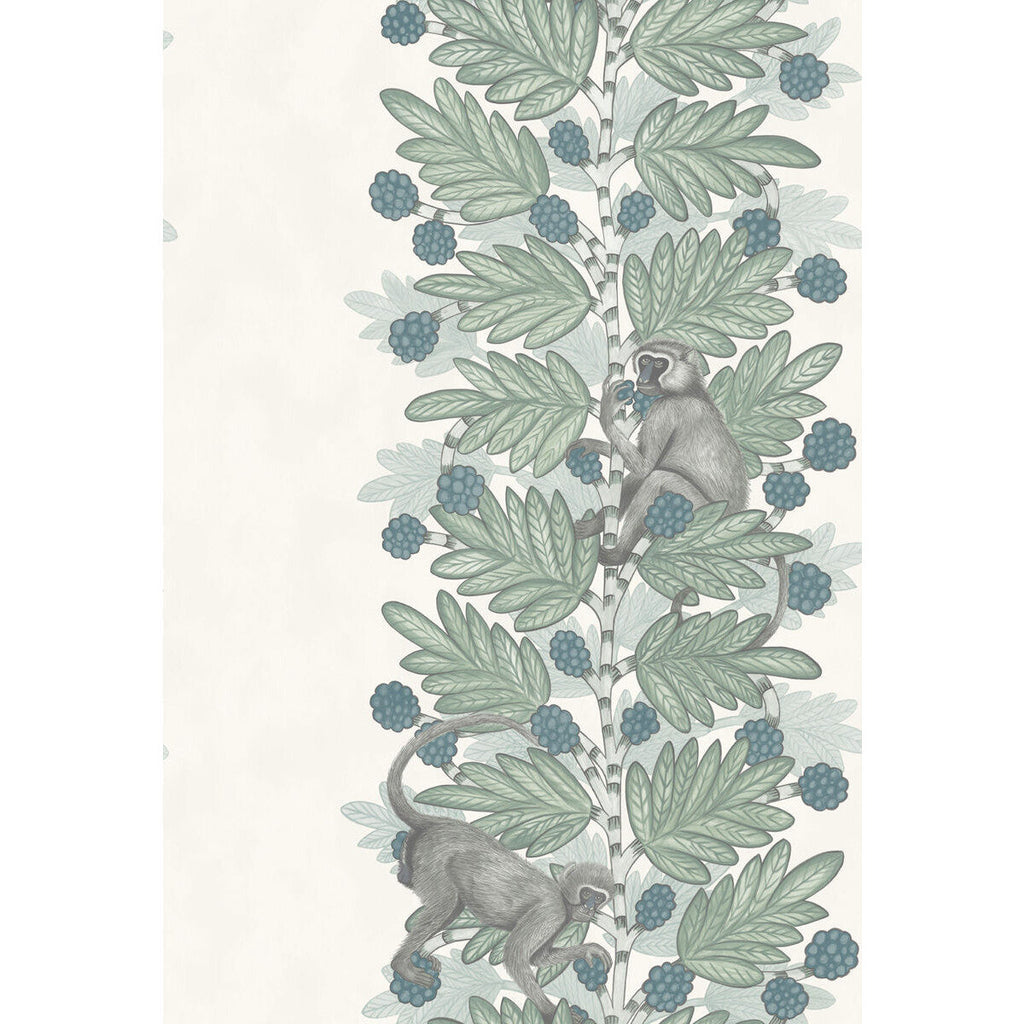 Samples and Purchasing available for Acacia - Blue & Green Multi By Cole & Son | Cole & Son Ardmore |  Wallcovering Print at Designer Wallcoverings and Fabrics