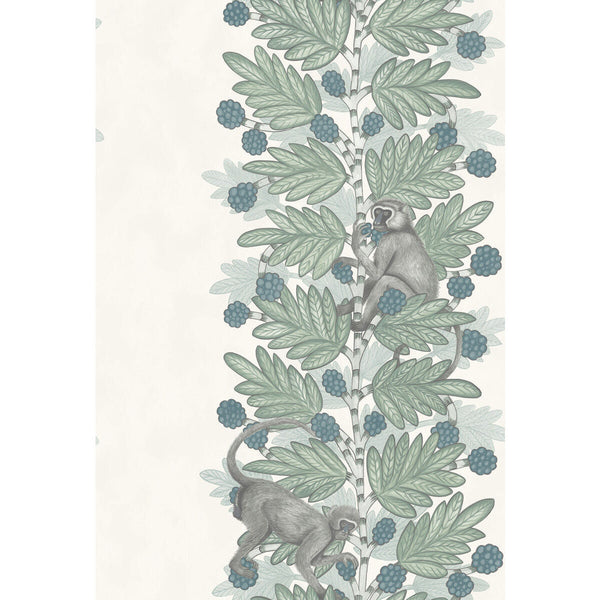 Samples and Purchasing available for Acacia - Blue & Green Multi By Cole & Son | Cole & Son Ardmore |  Wallcovering Print at Designer Wallcoverings and Fabrics