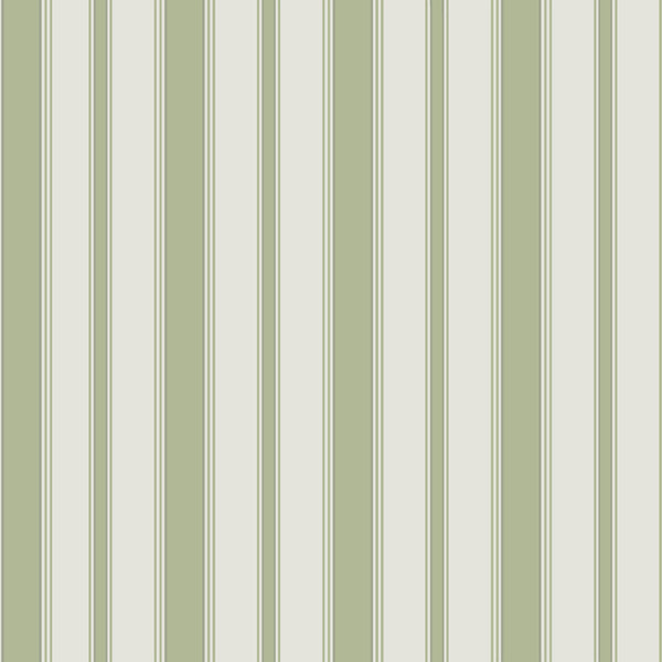 Samples and Purchasing available for Cambridge Stripe - Leaf Green Celery By Cole & Son | Cole & Son Marquee Stripes | Stripes Wallcovering Print at Designer Wallcoverings and Fabrics