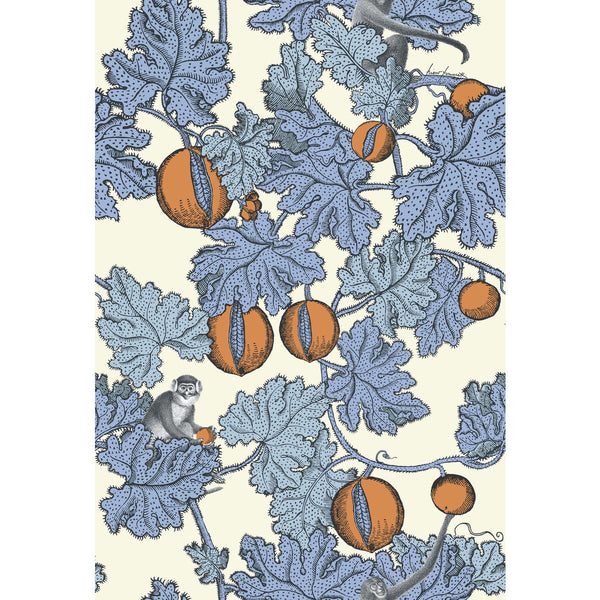 Samples and Purchasing available for Frutto Proibito - Hyacinth & Orange Multi By Cole & Son | Cole & Son Fornasetti |  Wallcovering Print at Designer Wallcoverings and Fabrics