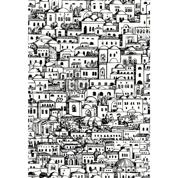 Samples and Purchasing available for Mediterranea - White/Black White By Cole & Son | Cole & Son Fornasetti Senza Tempo |  Wallcovering Print at Designer Wallcoverings and Fabrics