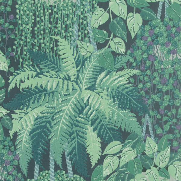 Samples and Purchasing available for Fern - Viridian And Teal Multi By Cole & Son | Cole & Son Botanical Botanica |  Wallcovering Print at Designer Wallcoverings and Fabrics