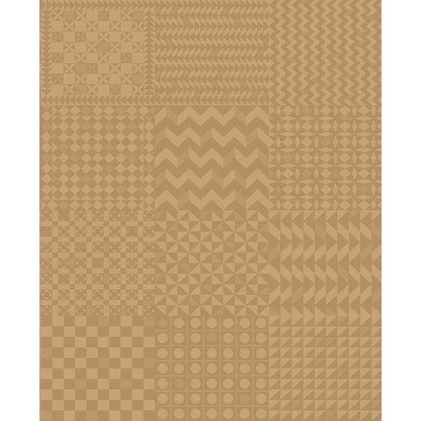 Samples and Purchasing available for Geometrico - Gold On Gold Gold By Cole & Son | Cole & Son Fornasetti Senza Tempo Ii |Geometric Metallic Wallcovering Print at Designer Wallcoverings and Fabrics