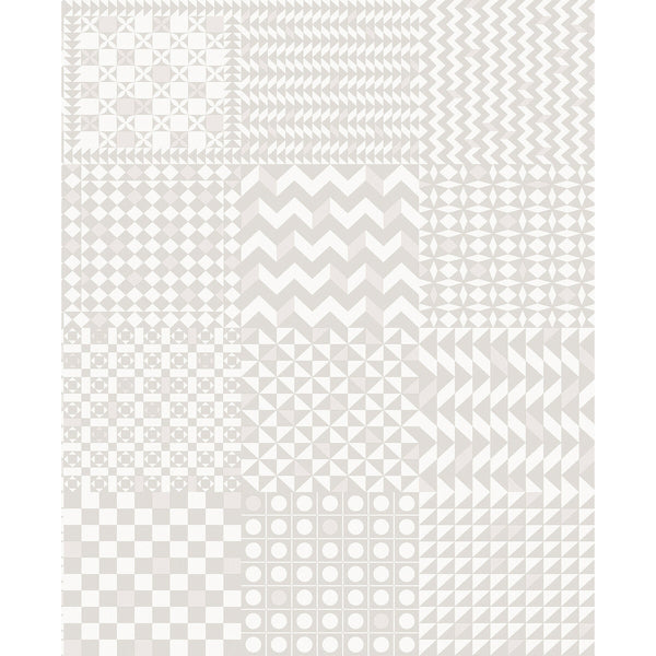 Samples and Purchasing available for Geometrico - Mica White By Cole & Son | Cole & Son Fornasetti Senza Tempo Ii |Geometric Metallic Wallcovering Print at Designer Wallcoverings and Fabrics