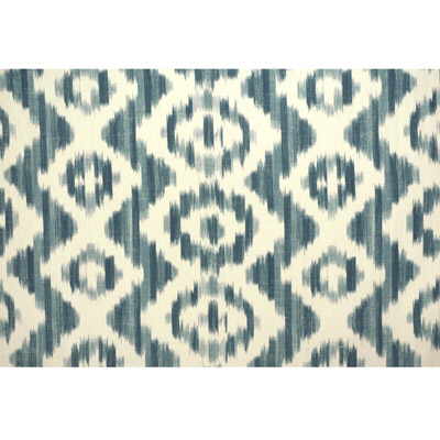 Samples and Purchasing available for Ikat De Lin - Blue White By Lee Jofa | Suzanne Rheinstein *Hollyhock | Ikat/Southwest/Kilims Multipurpose Print at Designer Wallcoverings and Fabrics