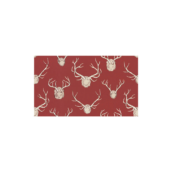 Samples and Purchasing available for Antlers - Red Burgundy/Red By Lee Jofa | Eric Cohler Lodge |Animal/Insects Novelty Multipurpose Print at Designer Wallcoverings and Fabrics