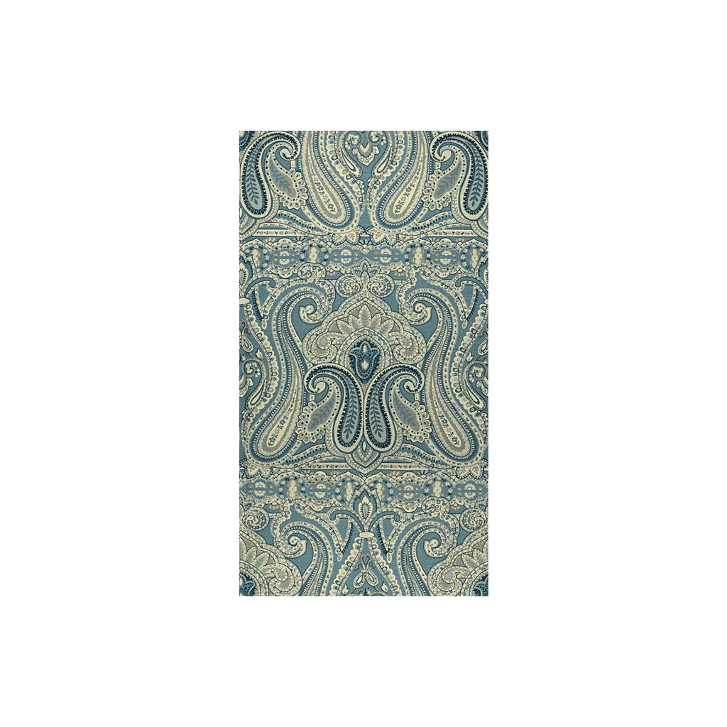 Samples and Purchasing available for Alsace Paisley - Blue/Dusk Blue By Lee Jofa | Suzanne Kasler Collection Ii | Paisley Multipurpose Print at Designer Wallcoverings and Fabrics