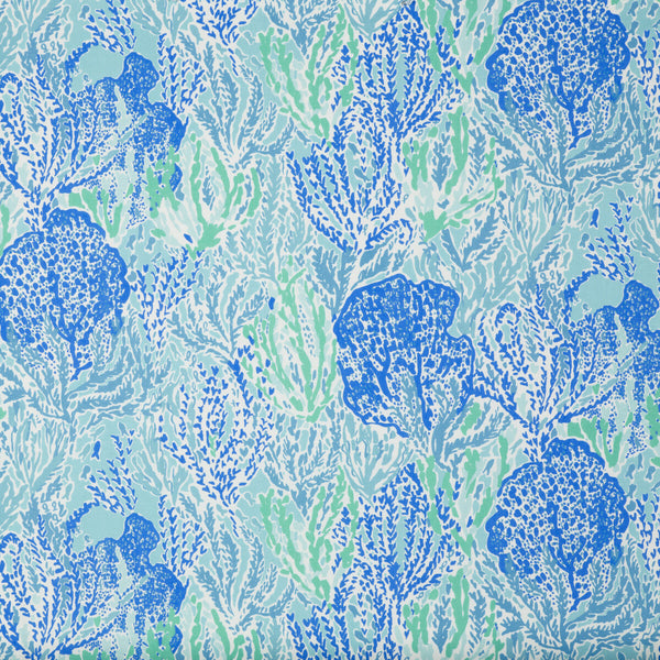 Samples and Purchasing available for Let'S Cha Cha - Shorely Blue Blue By Lee Jofa | Lilly Pulitzer Ii | Novelty Multipurpose Print at Designer Wallcoverings and Fabrics