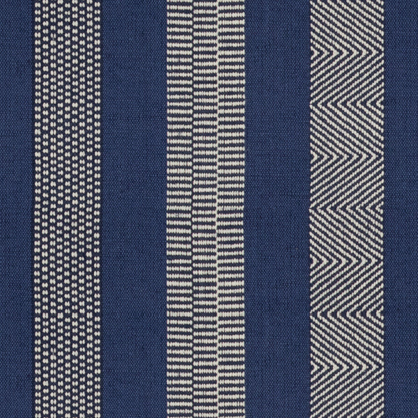 Samples and Purchasing available for Berber - Blue/Indigo Indigo By Lee Jofa | Oscar De La Renta Iii |Stripes Texture Upholstery  at Designer Wallcoverings and Fabrics