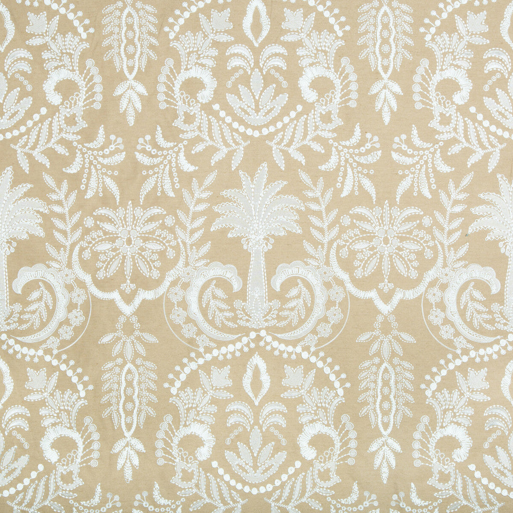 Samples and Purchasing available for Golconda - Tobacco Brown By Lee Jofa | Oscar De La Renta Iii | Damask Multipurpose Embroidery at Designer Wallcoverings and Fabrics