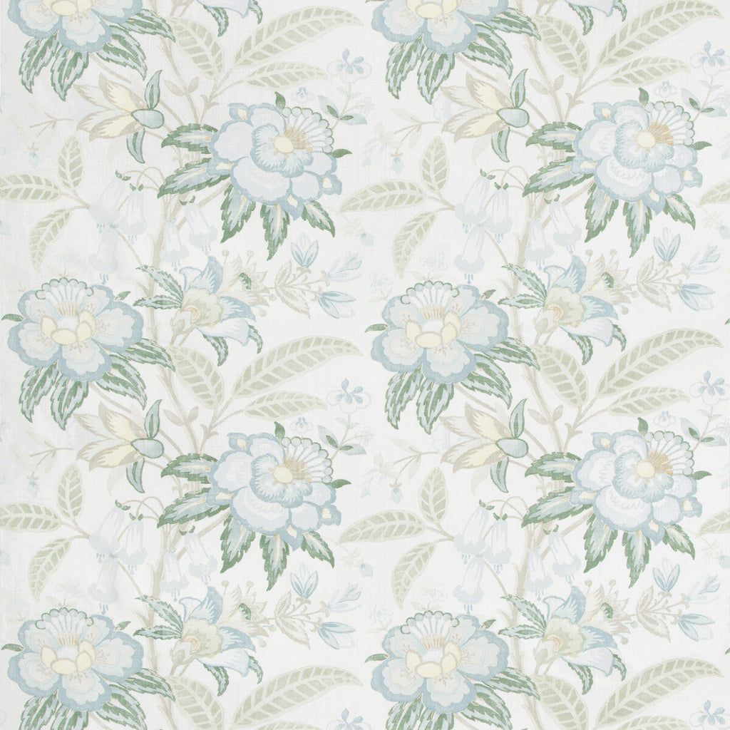 Samples and Purchasing available for Davenport Print - Sea Mist Multi By Lee Jofa | Westport |Botanical & Floral  Multipurpose Print at Designer Wallcoverings and Fabrics