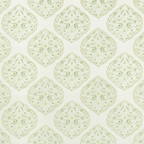 Samples and Purchasing available for Lido Print - Leaf Green By Lee Jofa | Westport | Paisley Multipurpose Print at Designer Wallcoverings and Fabrics