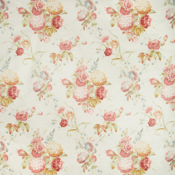 Samples and Purchasing available for Adelyn Handblock - Rose Multi By Lee Jofa | Lj Showroom Only 2018 | Botanical & Floral Multipurpose Print at Designer Wallcoverings and Fabrics