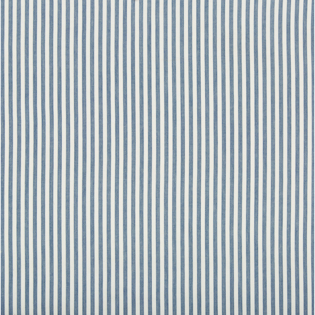 Samples and Purchasing available for Cap Ferrat Stripe - Marine Blue By Lee Jofa | Suzanne Kasler The Riviera Collection |Stripes Texture Upholstery  at Designer Wallcoverings and Fabrics