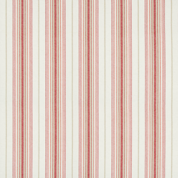 Samples and Purchasing available for Cassis Stripe - Red Red By Lee Jofa | Suzanne Kasler The Riviera Collection |Stripes Texture Upholstery  at Designer Wallcoverings and Fabrics