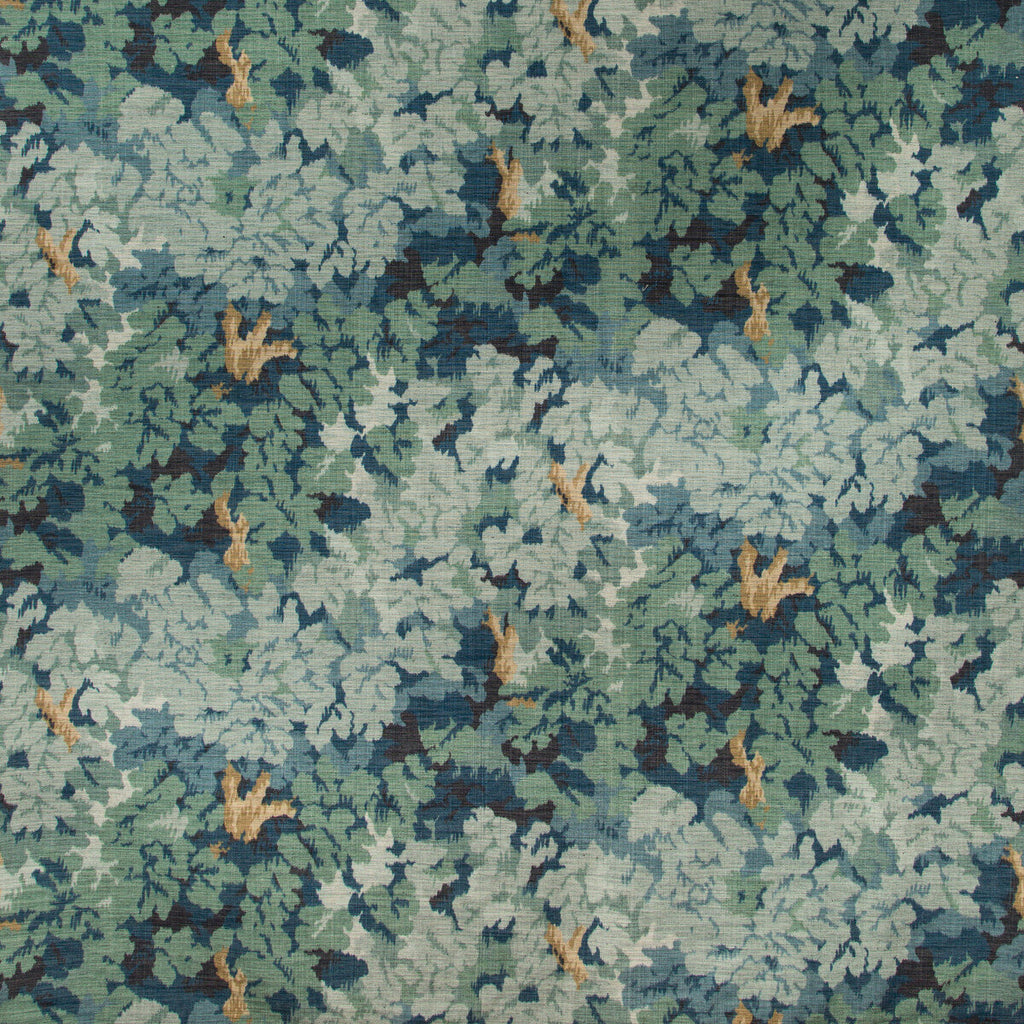 Samples and Purchasing available for Arley Print - Lagoon Teal By Lee Jofa | Manor House |Botanical & Floral  Multipurpose Print at Designer Wallcoverings and Fabrics