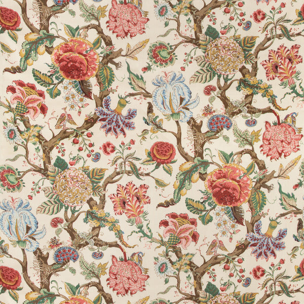 Samples and Purchasing available for Adlington - Berry Multi By Lee Jofa | Manor House |Botanical & Floral Jacobeans Multipurpose Print at Designer Wallcoverings and Fabrics