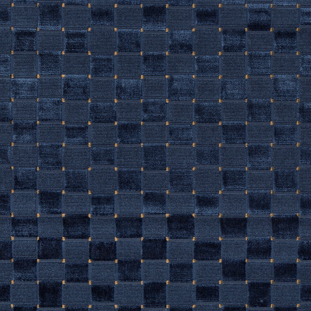 Samples and Purchasing available for Levens Velvet - Navy Dark Blue By Lee Jofa | Harlington Velvets |Modern Plaid / Check Upholstery Velvet at Designer Wallcoverings and Fabrics