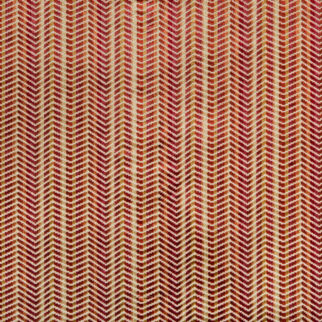 Samples and Purchasing available for Alton Velvet - Flame Red By Lee Jofa | Harlington Velvets | Herringbone/Tweed Upholstery Velvet at Designer Wallcoverings and Fabrics