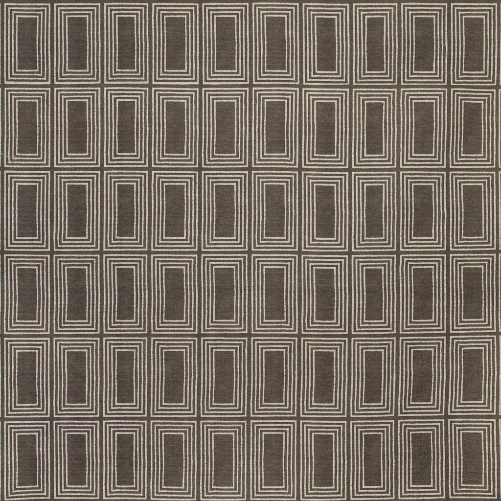 Samples and Purchasing available for Cadre - Clay Brown By Lee Jofa |  |Modern Geometric Multipurpose Indoor / Outdoor at Designer Wallcoverings and Fabrics