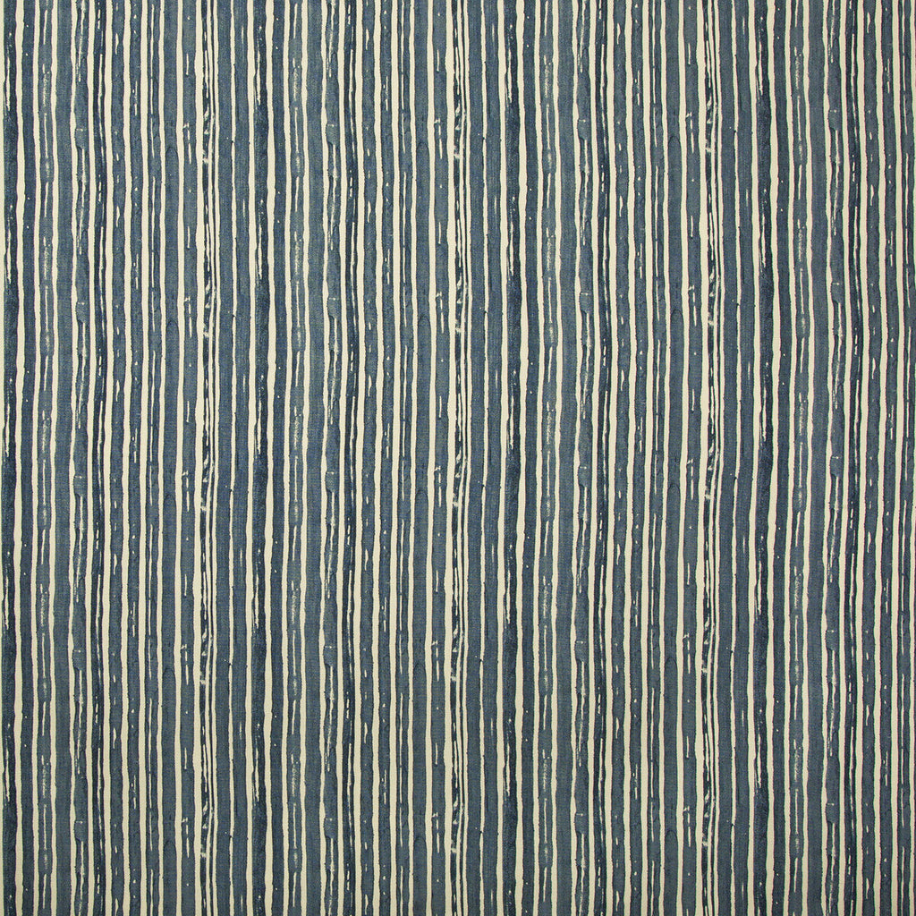 Samples and Purchasing available for Benson Stripe - Ink Dark Blue By Lee Jofa | Carrier And Company | Stripes Multipurpose Print at Designer Wallcoverings and Fabrics