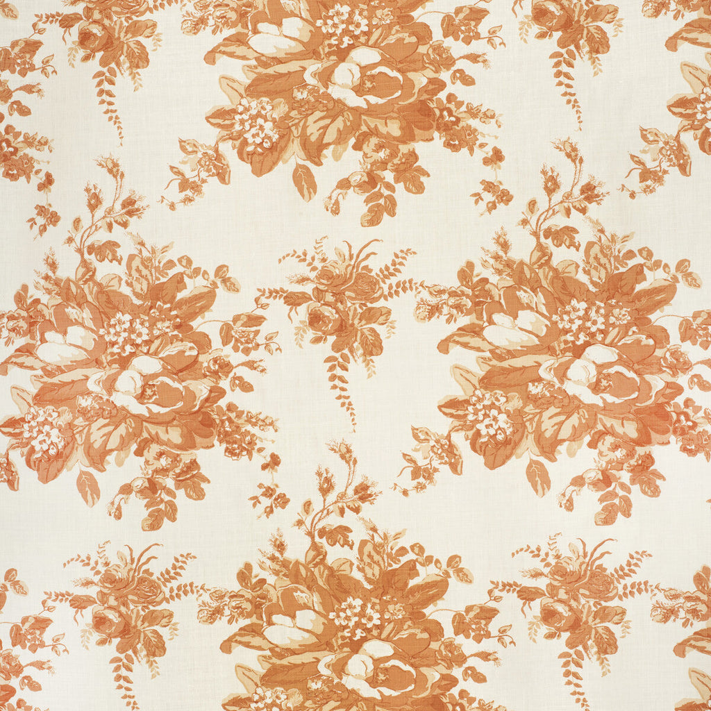 Samples and Purchasing available for Aurora - Terracota Orange By Lee Jofa | Paolo Moschino Fabrics |Botanical & Floral  Multipurpose Print at Designer Wallcoverings and Fabrics