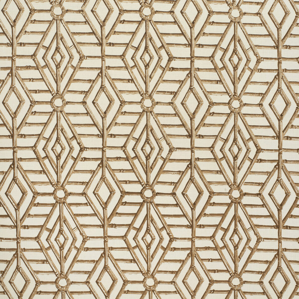 Samples and Purchasing available for Bamboo Cane - Brown Brown By Lee Jofa | Paolo Moschino Fabrics | Lattice/Scrollwork Multipurpose Print at Designer Wallcoverings and Fabrics