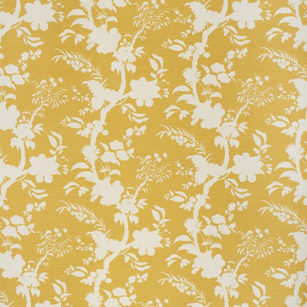 Samples and Purchasing available for Beijing Blossom - Amber Yellow By Lee Jofa | Paolo Moschino Fabrics |Botanical & Floral  Multipurpose Print at Designer Wallcoverings and Fabrics