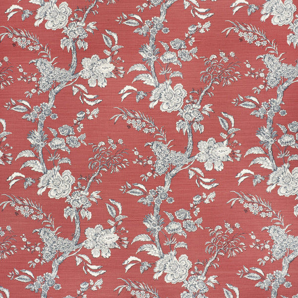 Samples and Purchasing available for Beijing Blossom - Crim/Navy Burgundy/Red By Lee Jofa | Paolo Moschino Fabrics |Botanical & Floral  Multipurpose Print at Designer Wallcoverings and Fabrics