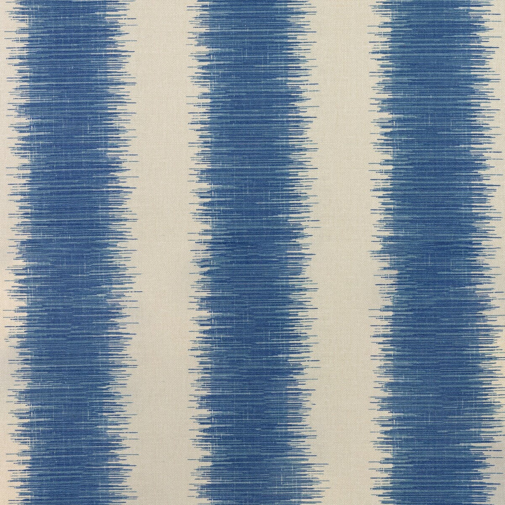 Samples and Purchasing available for Hampton Stripe - Blue/Ecru Blue By Lee Jofa | Paolo Moschino Fabrics |Modern Stripes Multipurpose Print at Designer Wallcoverings and Fabrics