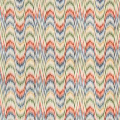 Samples and Purchasing available for Jasper Print - Brick/Pool Multi By Lee Jofa | Avondale | Ikat/Southwest/Kilims Multipurpose Print at Designer Wallcoverings and Fabrics