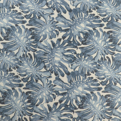 Samples and Purchasing available for Calapan Print - Blue Blue By Lee Jofa | Mindoro |Botanical & Floral Modern Multipurpose Print at Designer Wallcoverings and Fabrics