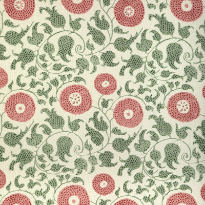 Samples and Purchasing available for Eldora Print - Leaf/Rose Green By Lee Jofa | Clare Prints |Botanical & Floral Global Multipurpose Print at Designer Wallcoverings and Fabrics