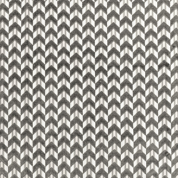 Samples and Purchasing available for Bailey Velvet - Grey Grey By Lee Jofa | Breckenridge | Geometric Upholstery Velvet at Designer Wallcoverings and Fabrics