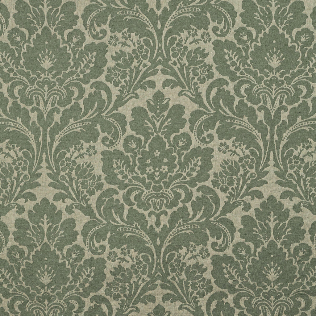 Samples and Purchasing available for Acanthus Damask - Loden Green By Lee Jofa | Oscar De La Renta Iv | Damask Multipurpose  at Designer Wallcoverings and Fabrics